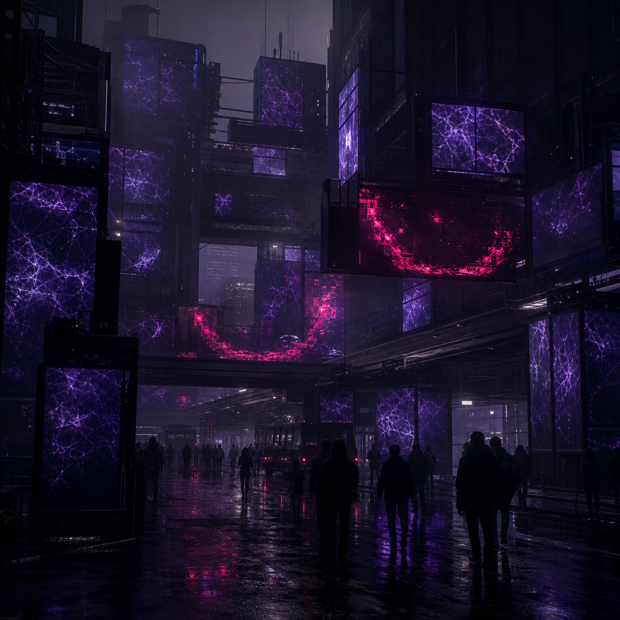Chrome Silence — NEON PLAGUE / Smile.exe website artwork